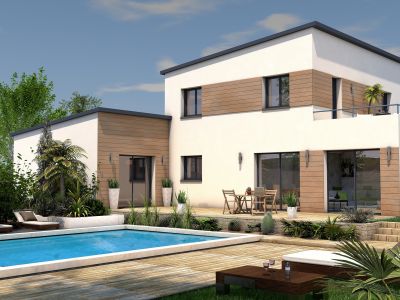 maison étage Design-Concept